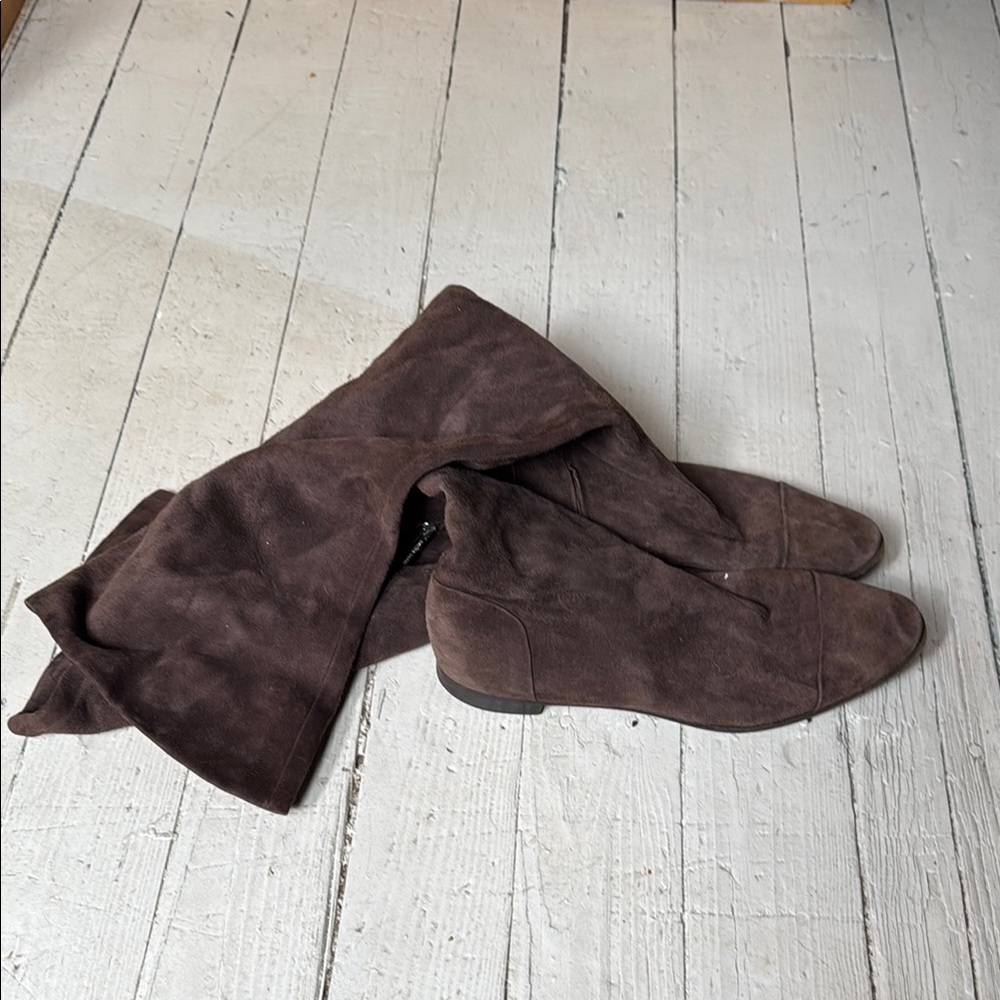 Sergio Rossi Brown Heeled Boots
